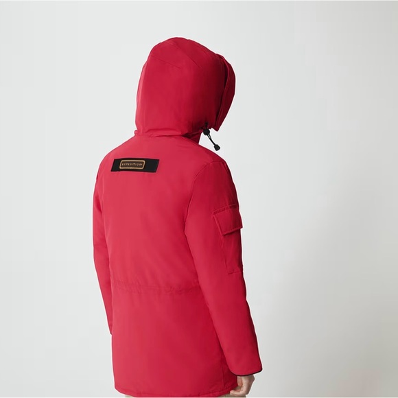 Canada Goose Red Expedition Parka S - Picture 5 of 16
